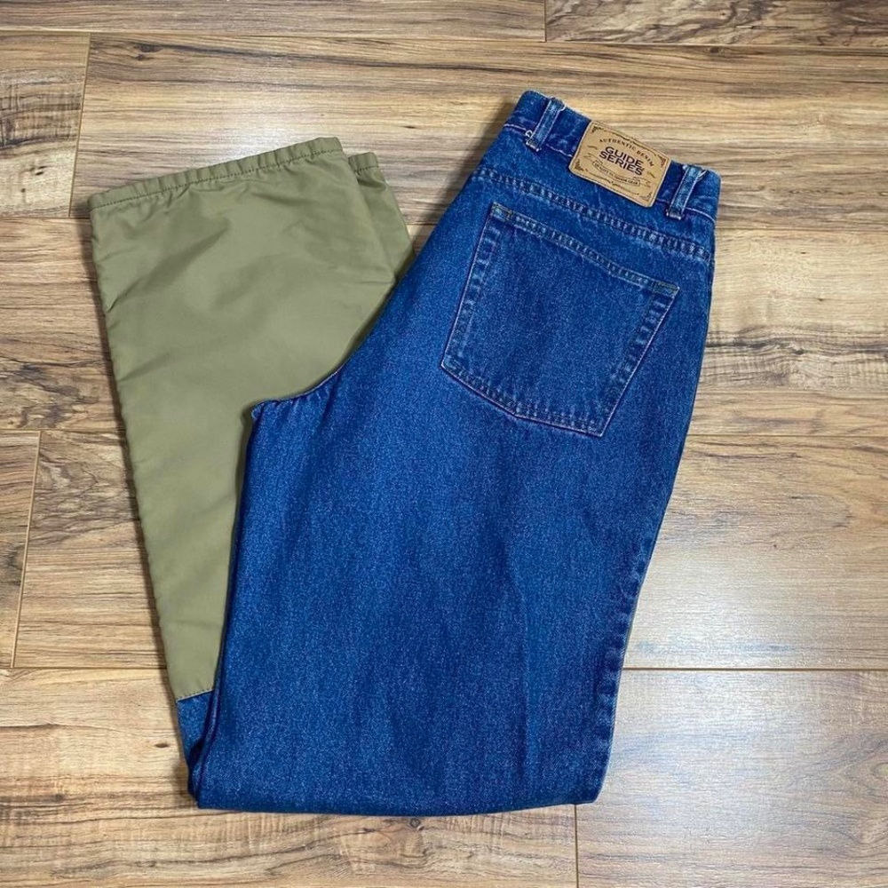 Men’s Vintage Guide Series Nylon & Denim Relaxed Fit Jeans